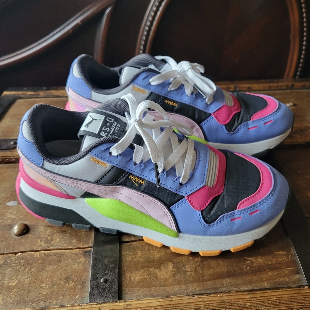 PUMA Big Girls RS 2.0 Glowing Up Casual Sneakers